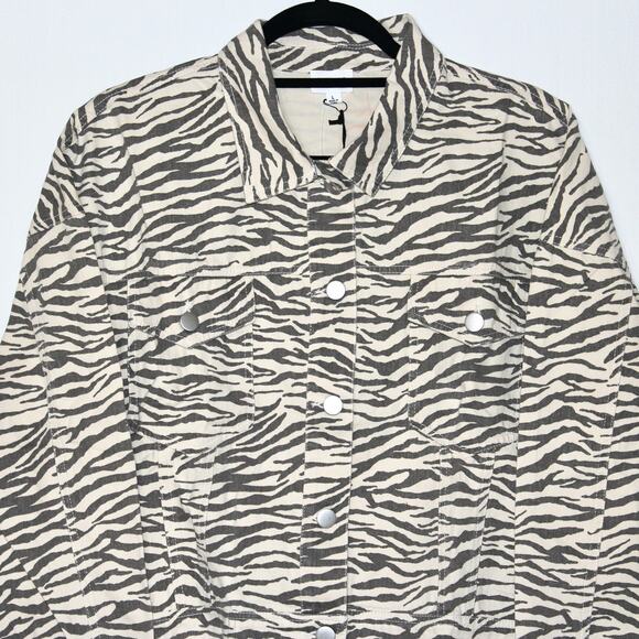 Anthropologie Mona Cropped Trucker Jacket Size Large - Picture 6 of 7